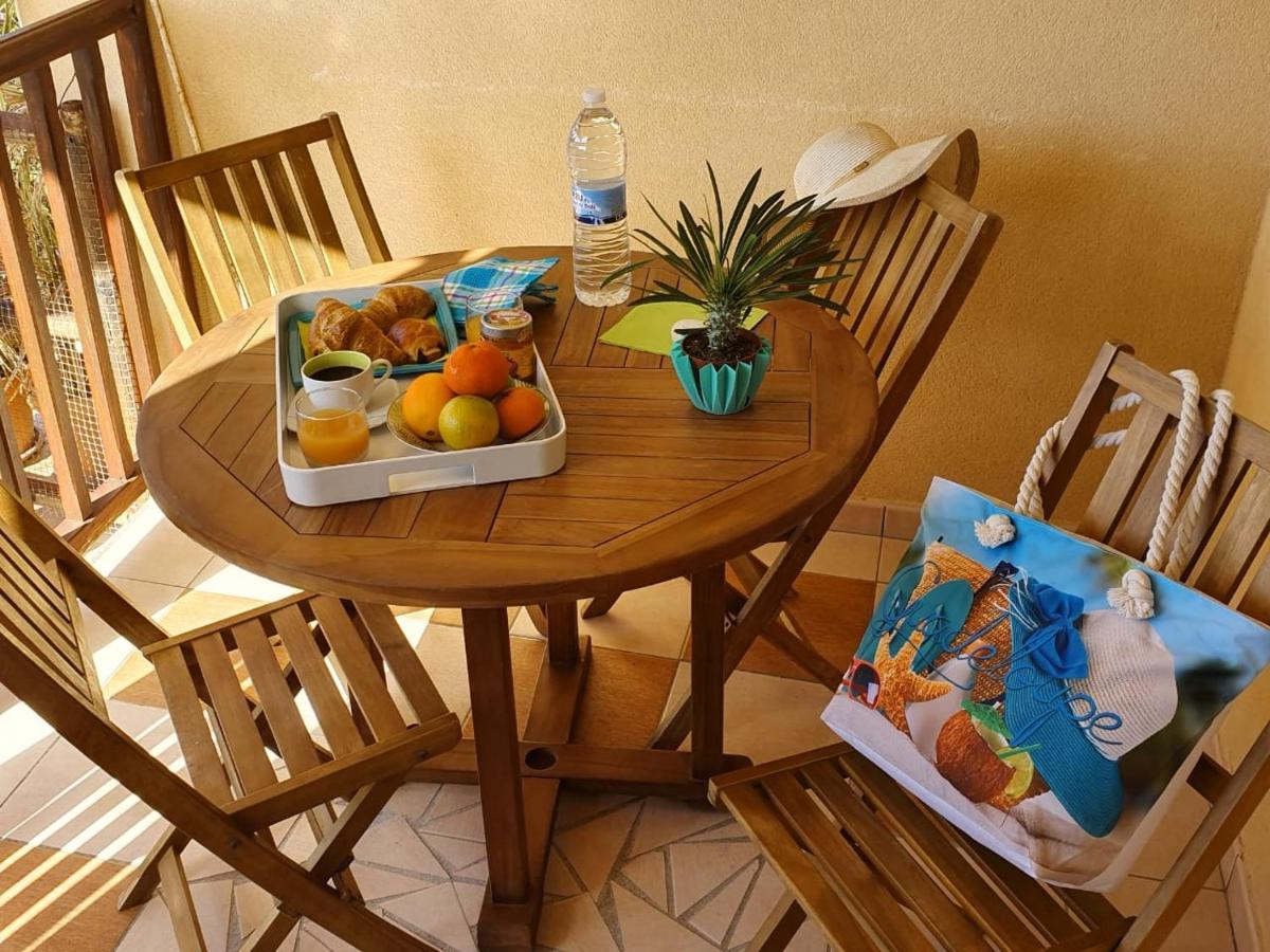Les Villas Du Bambou - Appartement Azul De 1 A 3 Pers เลอโกซิเยร์ ภายนอก รูปภาพ